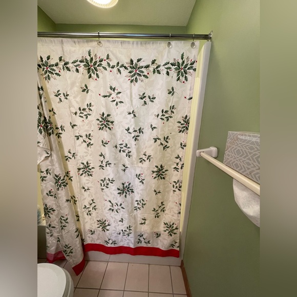 Lenox Bath Lenox Shower Curtain With Bath Rug Poshmark